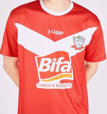 ZAKHO SC 2020/21 (XL,L) HOME IRAQ RED SHORT SLEEVE SOCCER SHIRT