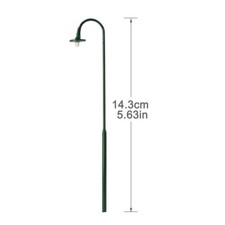 5pcs Model Railway O Scale 1:50 Lamppost Lamps Street Lights 14cm Bulbs 12V