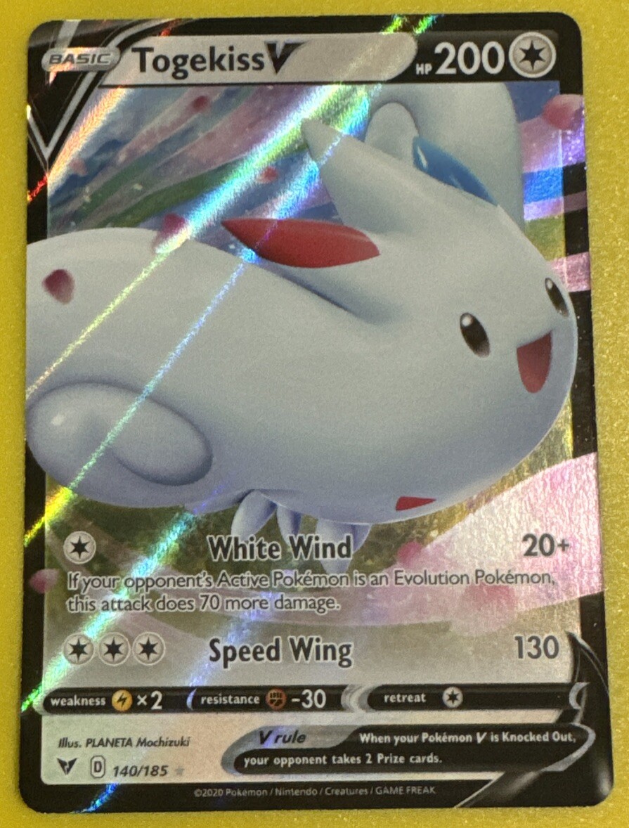 Togekiss V 140/185 Swsh04: Vivid Voltage Holo