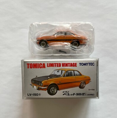 Tomica Limited Vintage Tomytec TLV 1969 Isuzu Bellett 1600 GTR LV-150a Orange