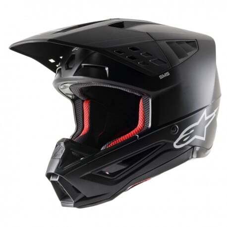 Alpinestars S-M5 SM5 Ece 22.05 Solid Black Casque Protection Cross XL
