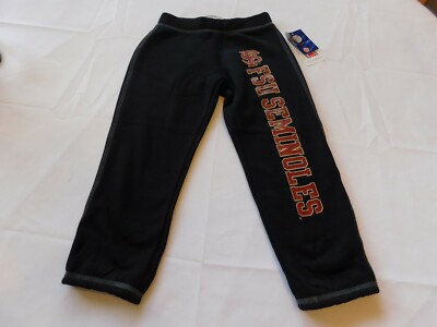 Capri Design Fsu Soffe FSU Seminoles Girl Youth Girl's Size S 7 Capri Sweat Pants Black ...