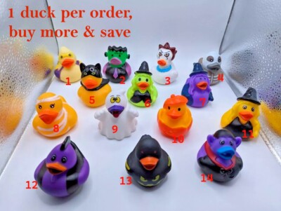 Rare Halloween Rubber Duckies Ducks - Choose Style - Jeep Ducking - US Shipper