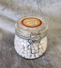 R&M Intl Ceramic Pie Weights 1 lb. for 2 Pies with European Canning Jar Holidays