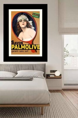 Poster Vintage Cadum – Publicité Savon & Parfum – Reproduction 32x47 Cm – Fabriqué En Italie