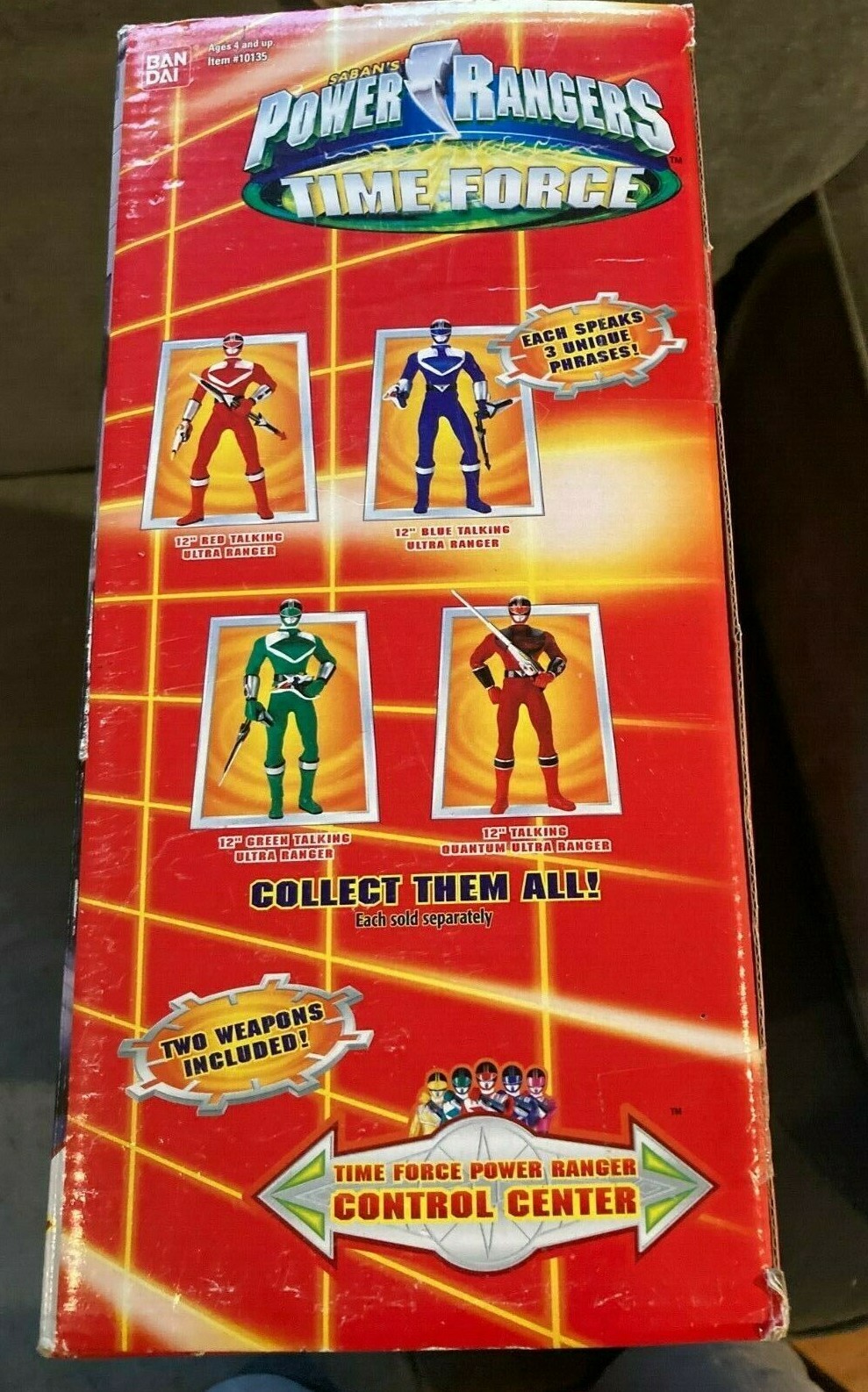 2001 MIB Power Rangers Time Force Control Center With Ransik & Quantum ...