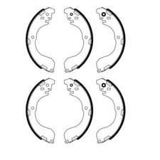 2x Bosch 0 986 487 962 Bremsbackensatz Hinten für Nissan Juke F15