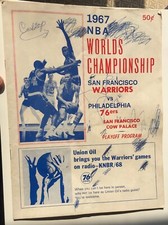 1967 NBA Championship Program San Francisco Warriors Vs Philadelphia Sixers