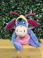 Disney Store Mini Bean Bag Butterfly Eeyore 8" Plush Easter 2000 With Tags