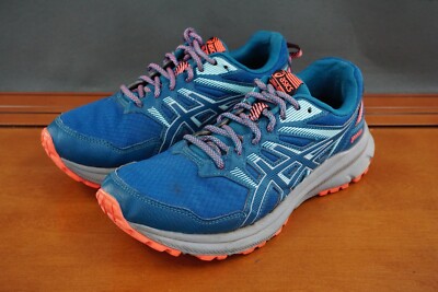 ASICS rail Scout 2 Women's Size 9 Blue Mesh Lace Up Low Top Hiking Sneaker Shoes