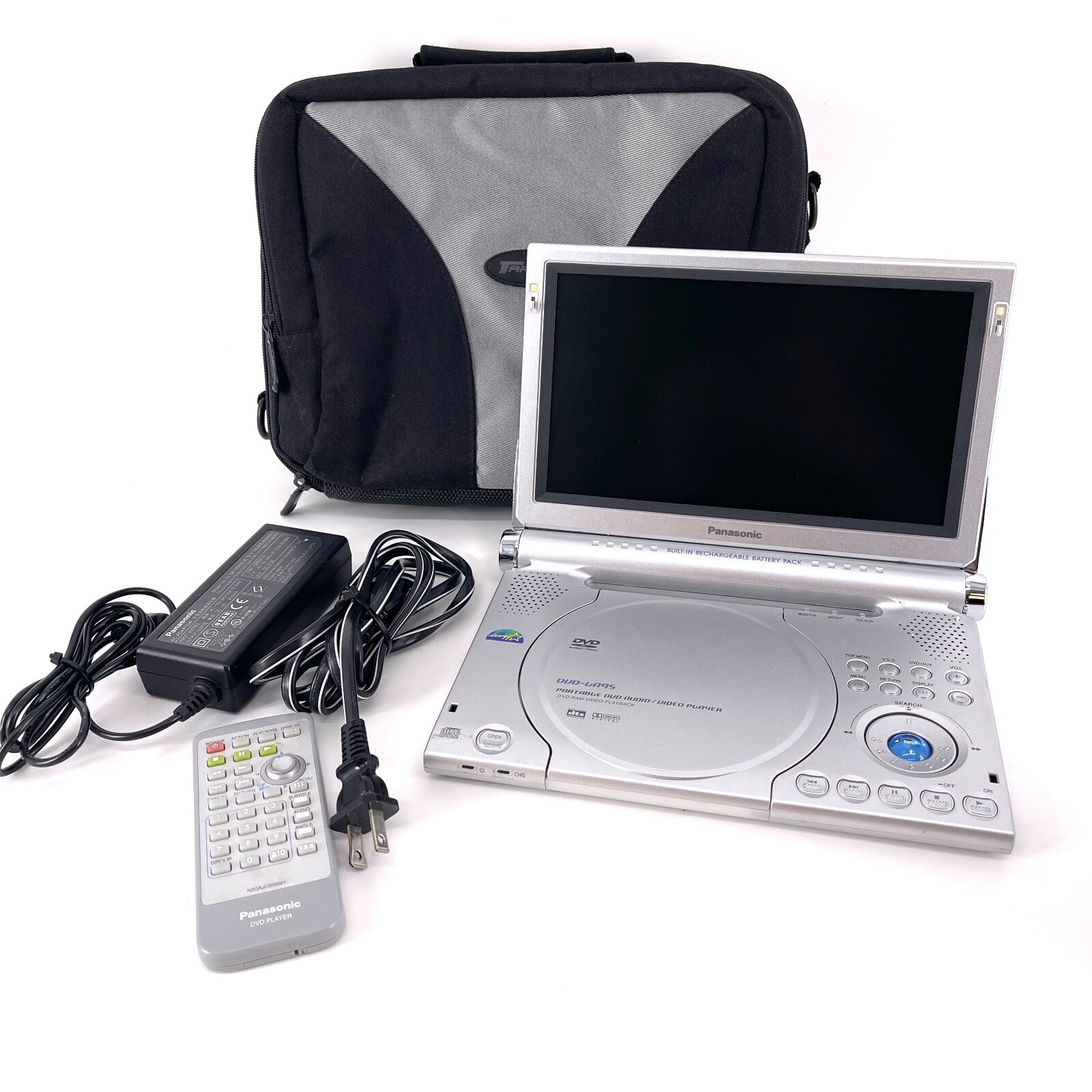 Panasonic DVDLA95 Portable DVD Player 9" Works But Has Lid Issue