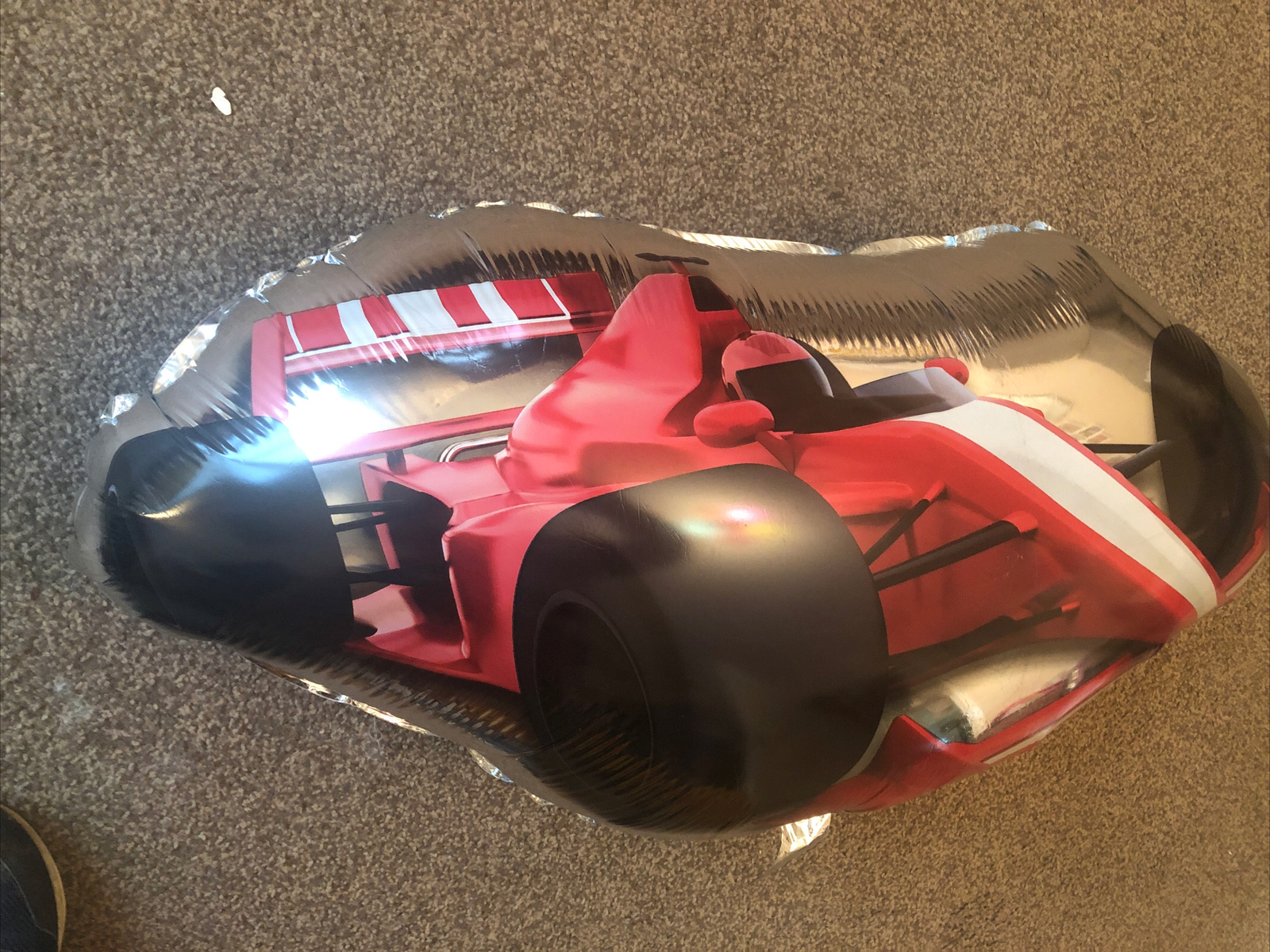 10 X Giant 34”x20” Formula Racing CAR Foil Helium Or Air BALLOON Birthday Party