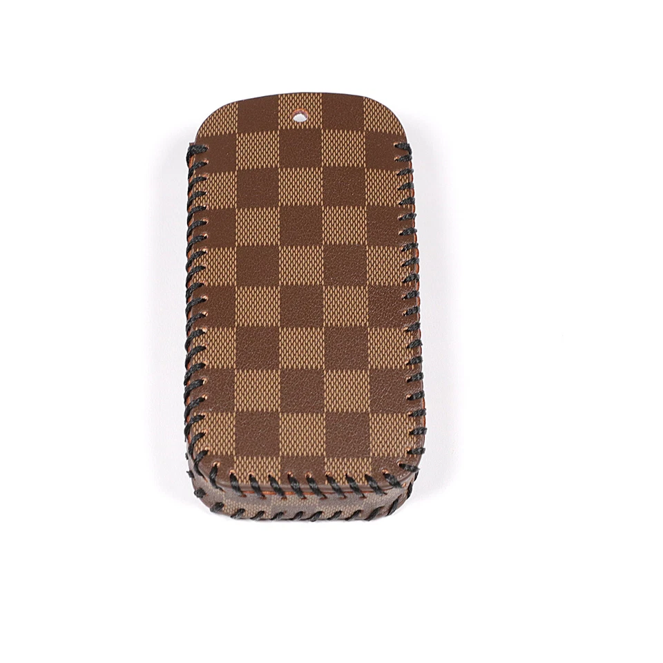 Funda Llavero Inteligente Cuero Marrón Para Acura RDX MDX ILX TLX RLX 5 Botones Foto 4 de 4