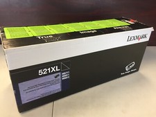 New Genuine Lexmark 521XL Black 52D1X0L EXTRA HIGH-YIELD TONER 45000 Yield