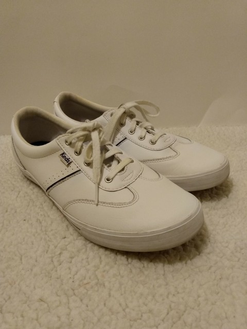 womens white leather keds tennis shoes