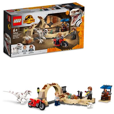 LEGO Jurassic World: Atrociraptor Dinosaur: Bike Chase (76945)