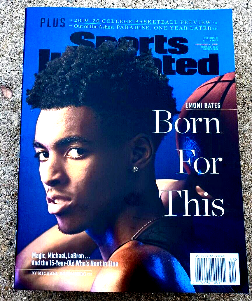 EMONI BATES Sports Illustrated Magazine NEWSSTAND NO LABEL Cleveland Cavaliers
