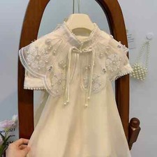 2-7Yrs Girls Dress Princess Birthday Party Kids Dress Flower Dresses Weddings
