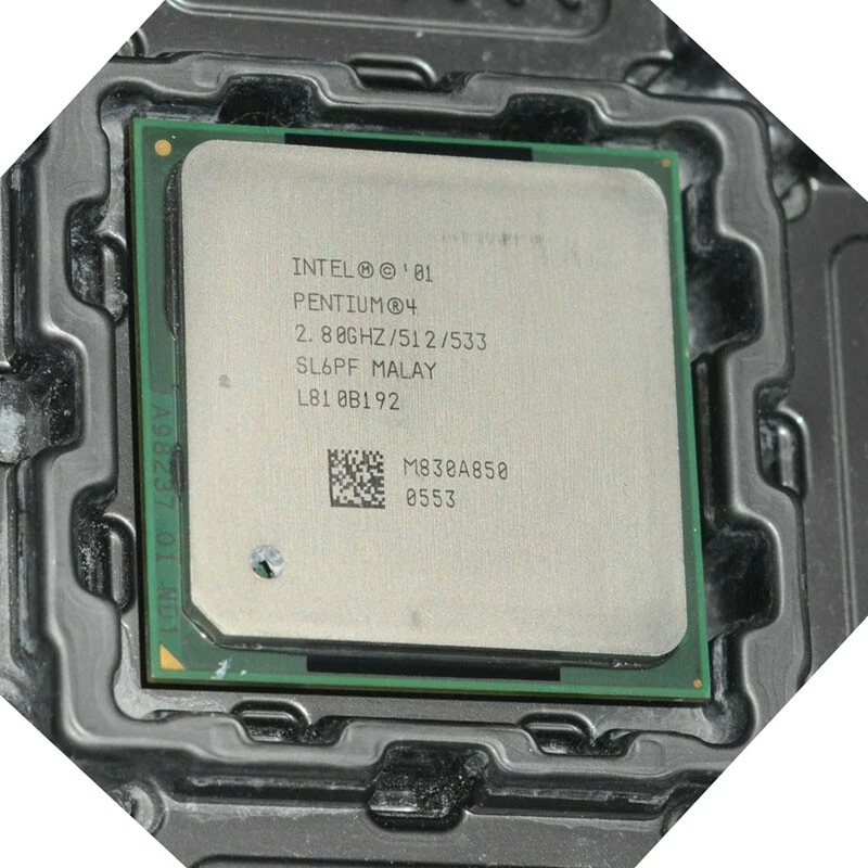 Intel Pentium 4 2.8 GHz SL6PF SL6SL 533 MHz 512KB Socket 478 Processor - Image 2 of 2