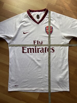 ARSENAL LONDON 2007 2008 AWAY FOOTBALL SHIRT SOCCER JERSEY NIKE