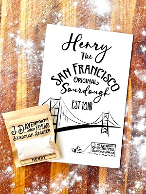 214+ YEARS OLD SOURDOUGH STARTER, ORIGINAL+AUTHENTIC SAN FRANCISCO,FREE SHIPPING