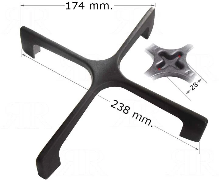 WHIRLPOOL IGNIS Whirlpool Griglia Piani Cottura Whirlpool Ultrarapido 481245828027 480121104242