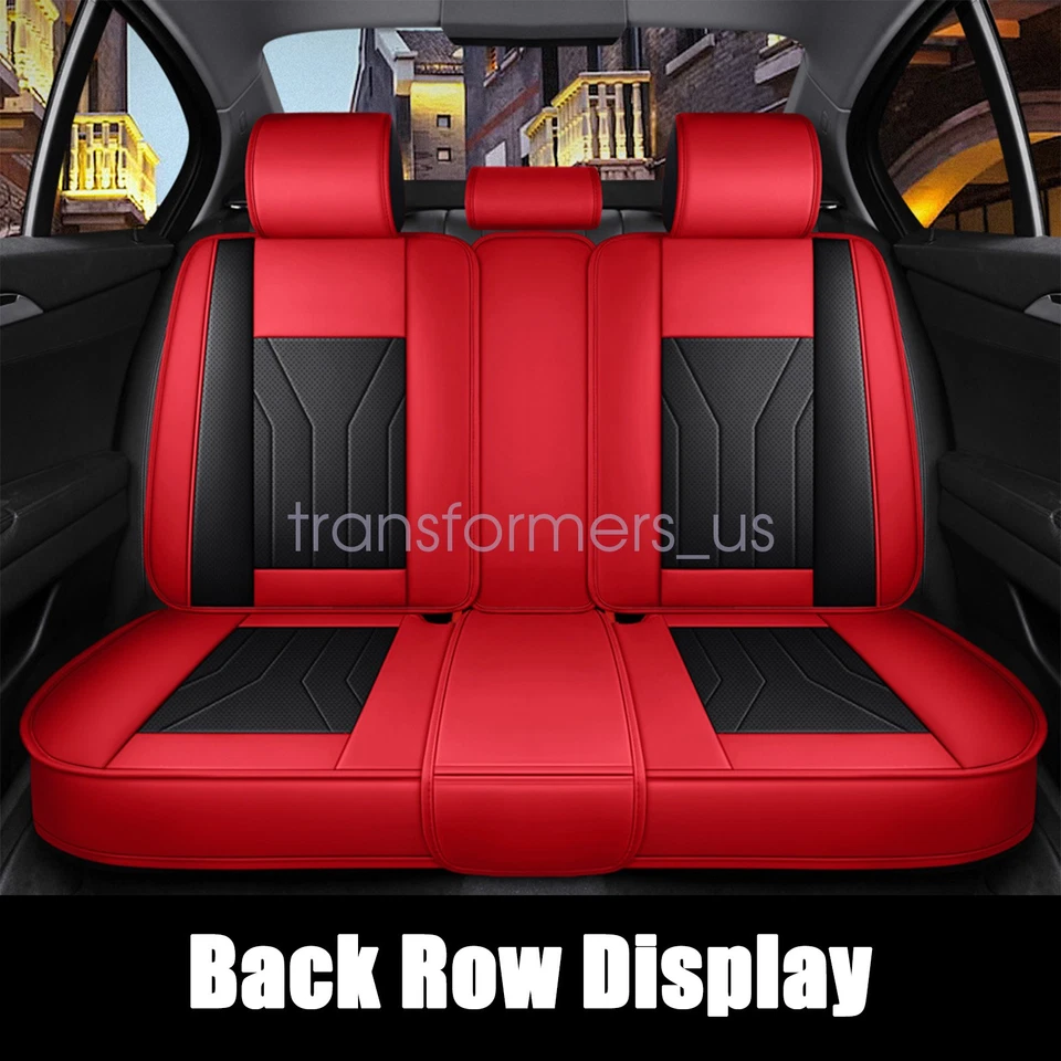 For Infiniti Q50 Q60 Q70 Q45 Car 5 Seat Covers Full Set Pad PU Leather Cushion Foto 4 de 4