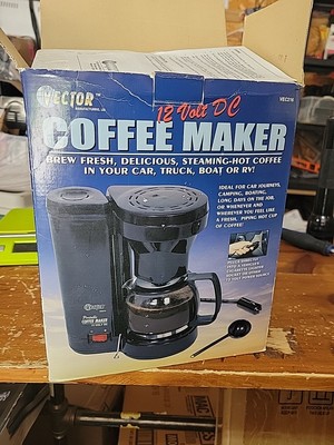 Vector 12 Volt Dc Coffee Pot Cigarette Lighter Socket Rv Boat tailgating