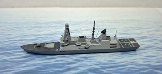 1/1250 1/1200 HMS Diamond postwar destroyer by Albatros