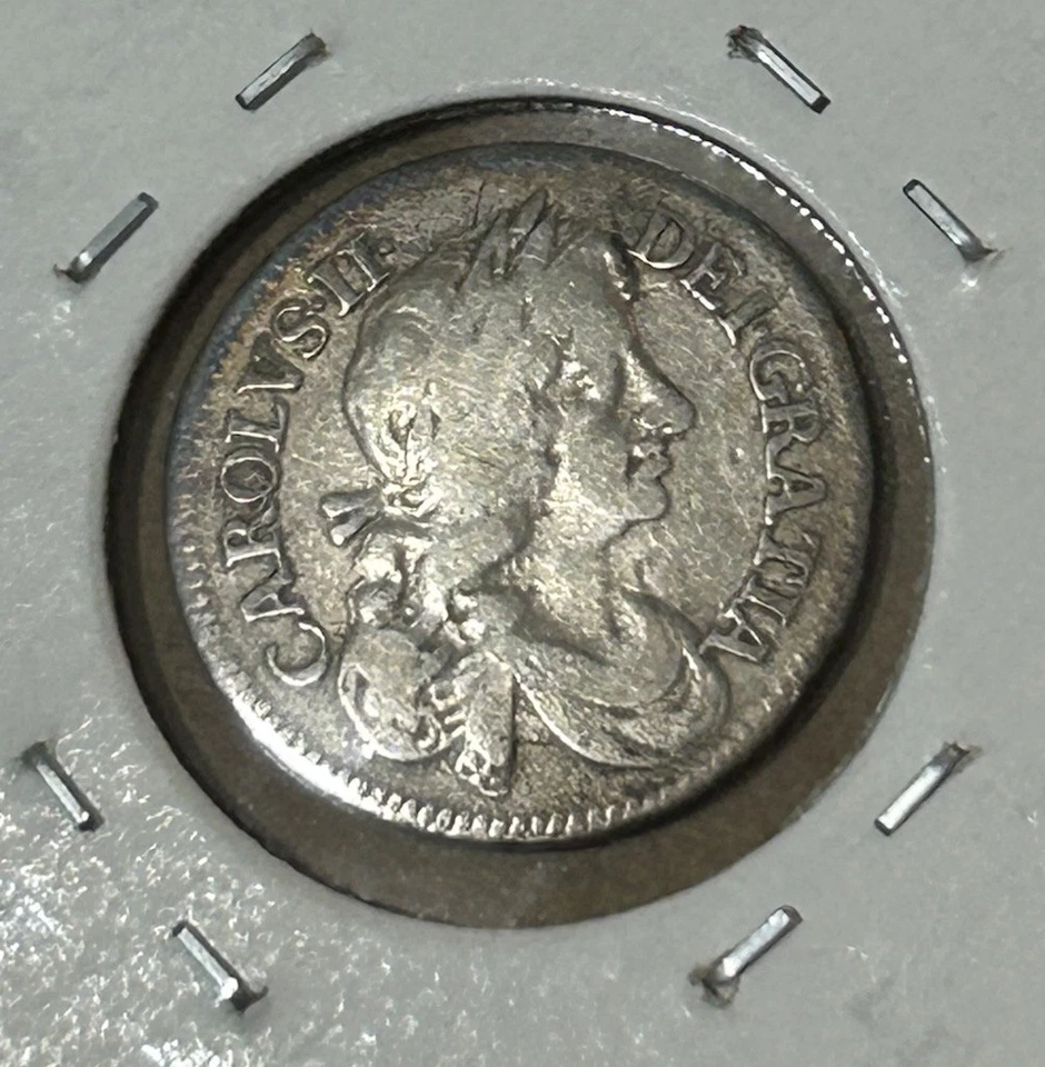 1671 Charles II 2nd Maundy Four-Pence Silver Coin | Fine Collectable Grade - Image 2 of 4