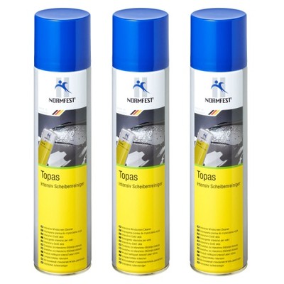 Normfest Topas Scheibenreiniger, 3X 400 ml | Schaumreiniger