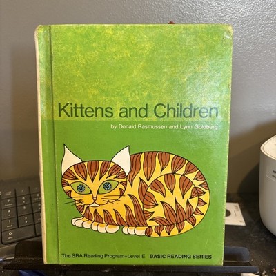 Kittens and Children Donald Rassmussen 1970 HC Basic Reading Series Level E