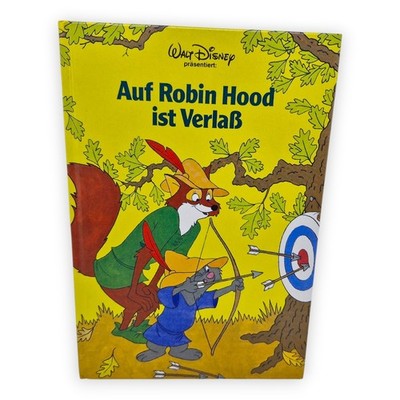 Auf Robin Hood ist Verlaß Walt Disney 1991 Horizont Verlag Kinderbuch Verlass