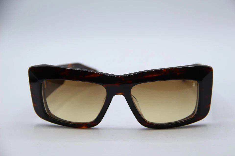 NUEVAS GAFAS DE SOL BALMAIN ENVIE BPS-140B-54 BRN-GLD MARRÓN MARCOS AUTÉNTICOS 54-18 Foto 2 de 4