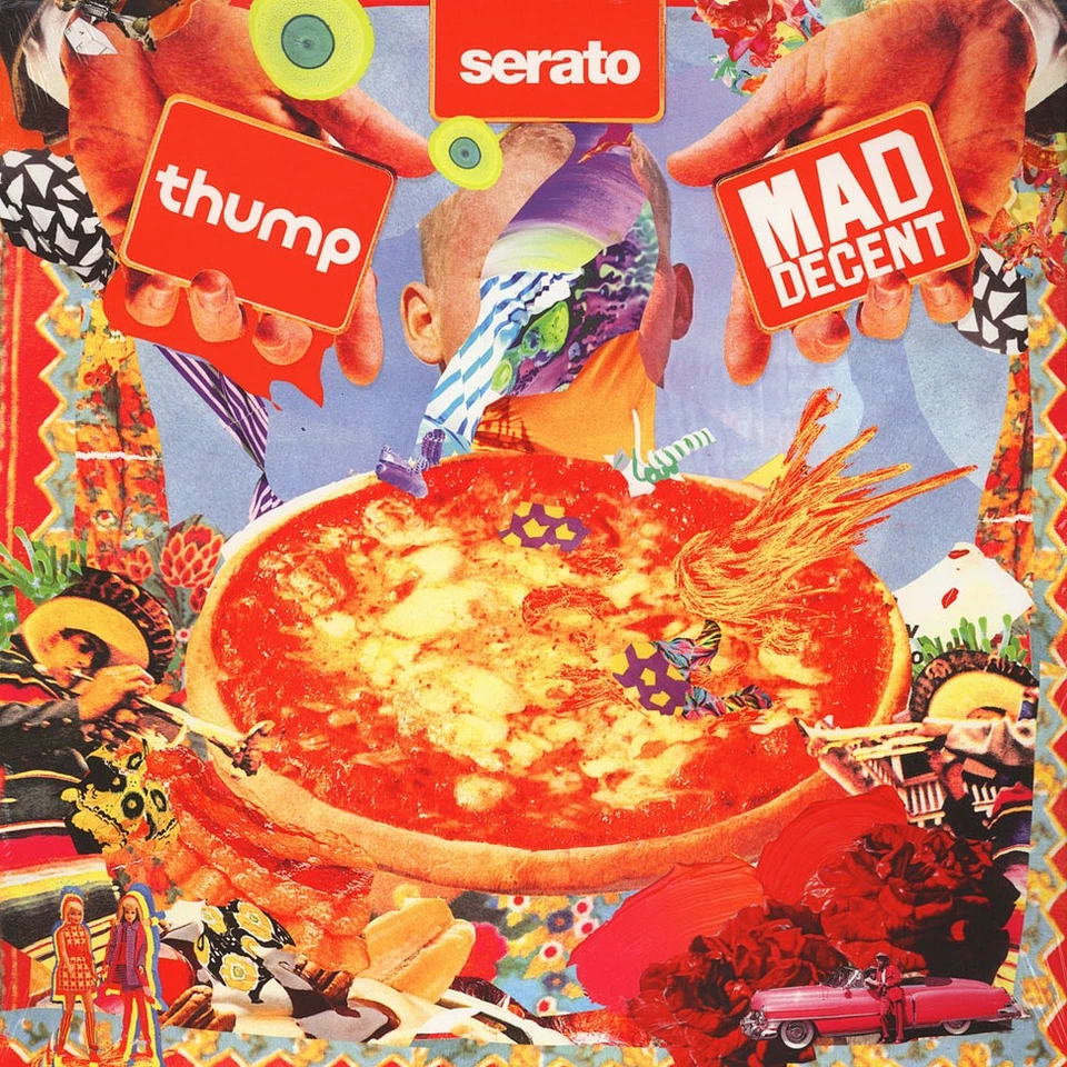 Mad Decent x Thump x Serato - Mad Decent x Thump Control Vinyl Orange - Image 2 of 4