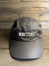 Vintage Eddie Bauer EB Tek Men's OS Green Nylon Baseball Hat Weather Edge