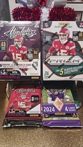 2025 Panini Absolute Football & Prizm Blaster Box Bundle | Patrick Mahomes | Fac