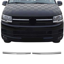 Kühlergrill Leiste Grillleisten für VW T6 Transporter 2015-19 Edelstahl Chrom 2x