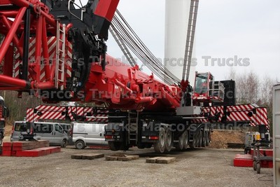 LKW Foto Liebherr LTM 11200-9.1 Kranwagen rot #m5yk