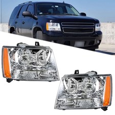 Headlights For Chevy Avalanchesuburbantahoe 2007-2014 Leftright Side Halogen Headlights For Chevy Avalanchesuburbantahoe 2007-2014 Leftright Side Halogen