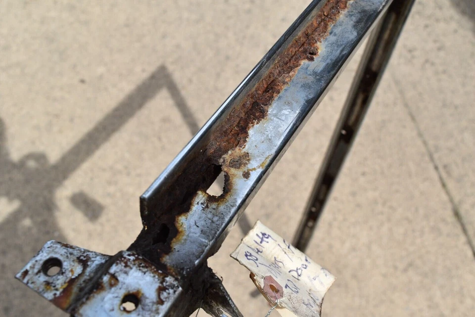 58 Oldsmobile Super 88 1958 marco de puerta moldura ventana pista conductor izquierdo 9035 Foto 4 de 4