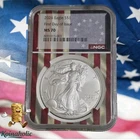 2026 $1 Silver Eagle NGC MS 70 FDOI Betsy Ross Flag Label 40th Anniversary 🔥