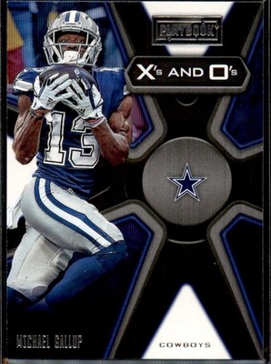 2019 Panini Playbook #34 Michael Gallup X's and O's