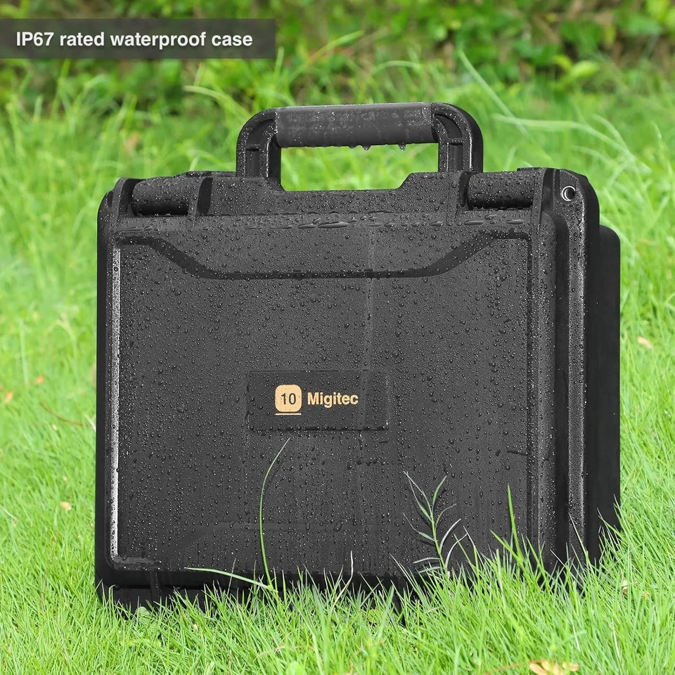 Waterproof 102-Slab Card Storage Case with Dividers and Lockable Features - Image 4 of 4