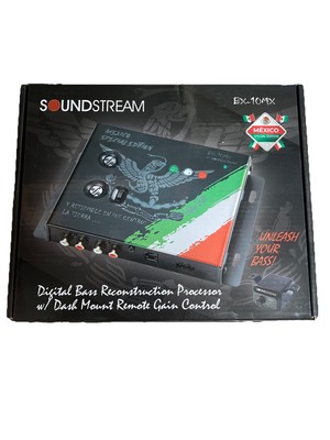 Soundstream BX-10MX Mexico Flag Digital Bass Restoration Processor Car Audio
