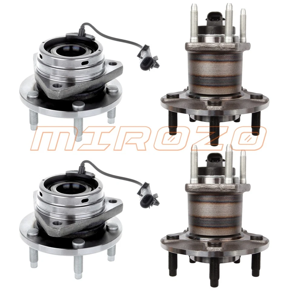 4x Cojinetes de cubo de rueda delanteros traseros para Chevrolet Cobalt 2009-2010 513214 Foto 2 de 4