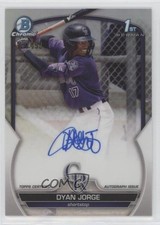 2023 Bowman Chrome Prospect Auto Refractor /499 Dyan Jorge #CPA-DJG Auto 16rl