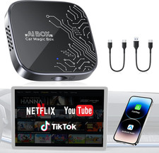 4-in-1 Wireless CarPlay Adapter for Streaming Netflix/YouTube/TikTok/TF Card, 20