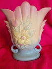 Hull Pottery Magnolia Matte (1946-1947) Double Handled Vase 8.5"