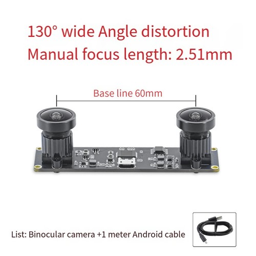 Synchronous 3D Stereo VR USB Camera 3840X1080P 4MP 60Fps USB Dual Camera4347 - Afbeelding 4 van 6